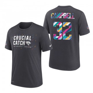 Tyson Campbell Jaguars 2021 NFL Crucial Catch Performance T-Shirt
