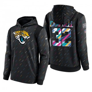 Tyson Campbell Jaguars 2021 NFL Crucial Catch Therma Pullover Hoodie