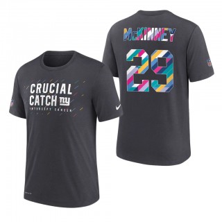 Xavier McKinney Giants 2021 NFL Crucial Catch Performance T-Shirt