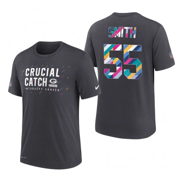 Za'Darius Smith Packers 2021 NFL Crucial Catch Performance T-Shirt