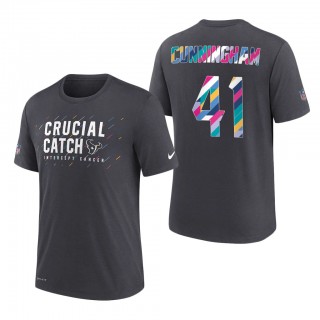 Zach Cunningham Texans 2021 NFL Crucial Catch Performance T-Shirt