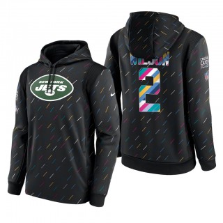 Zach Wilson Jets 2021 NFL Crucial Catch Therma Pullover Hoodie