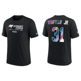 Antoine Winfield Jr. Tampa Bay Buccaneers Black 2022 NFL Crucial Catch Performance T-Shirt