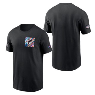 Atlanta Falcons Black 2023 NFL Crucial Catch Sideline Tri-Blend T-Shirt