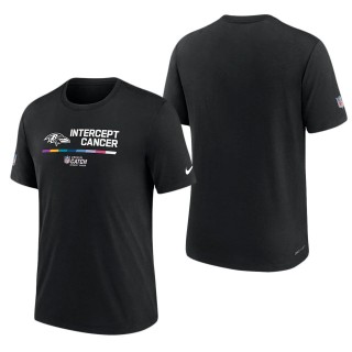 Men's Baltimore Ravens Black 2022 NFL Crucial Catch Performance T-Shirt