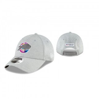 Bills Hat Coaches 9FORTY Adjustable Heather Gray 2020 NFL Cancer Catch