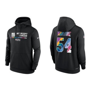 Blake Martinez New York Giants Black 2022 NFL Crucial Catch Therma Performance Pullover Hoodie