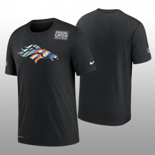 Broncos T-Shirt Sideline Black Cancer Catch