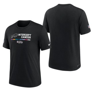 Men's Buffalo Bills Black 2022 NFL Crucial Catch Performance T-Shirt