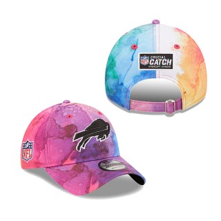 Men's Buffalo Bills Pink 2022 NFL Crucial Catch 9TWENTY Adjustable Hat
