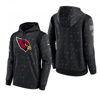 Cardinals Hoodie Therma Pullover Charcoal 2021 NFL Cancer Catch