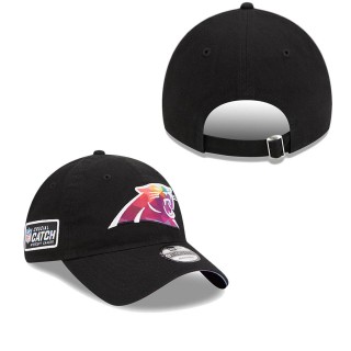 Carolina Panthers Black 2023 NFL Crucial Catch Adjustable Hat