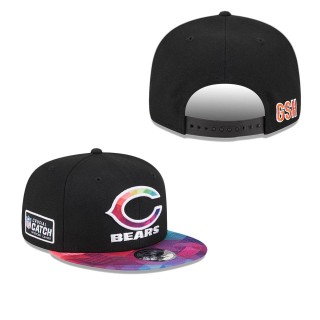 Chicago Bears Black 2023 Crucial Catch Snapback Hat