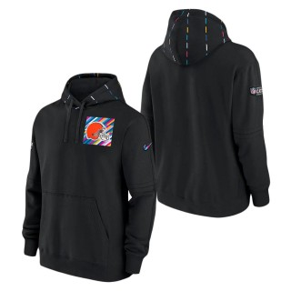 Cleveland Browns Black 2023 NFL Crucial Catch Club Pullover Hoodie