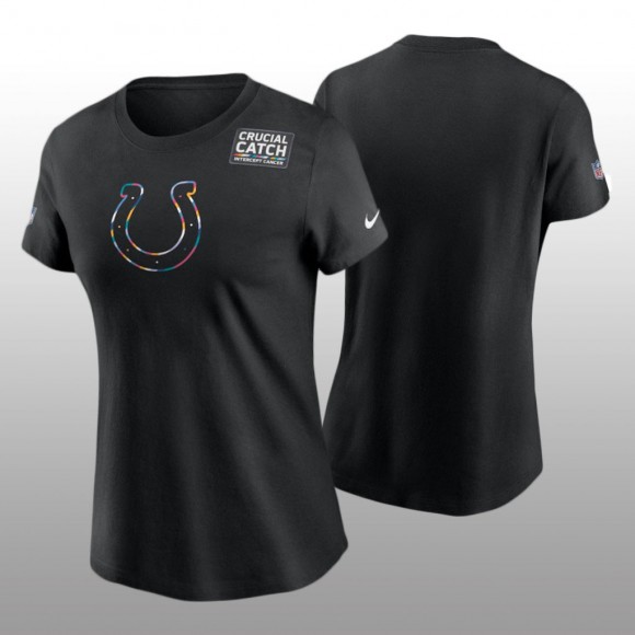 Colts T-Shirt Multicolor Black Cancer Catch