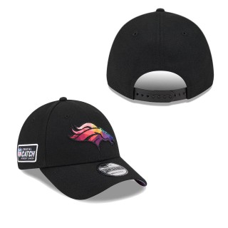 Denver Broncos Black 2023 NFL Crucial Catch 9FORTY Adjustable Hat