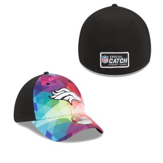 Denver Broncos Pink 2023 NFL Crucial Catch 39THIRTY Flex Hat
