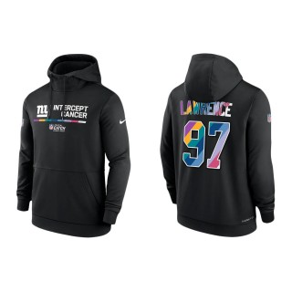 Dexter Lawrence New York Giants Black 2022 NFL Crucial Catch Therma Performance Pullover Hoodie