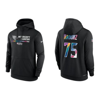 Dillon Radunz Tennessee Titans Black 2022 NFL Crucial Catch Therma Performance Pullover Hoodie