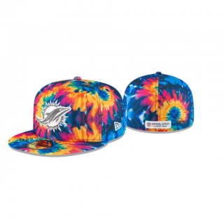 Dolphins Hat 59FIFTY Fitted Multi-Color 2020 NFL Cancer Catch