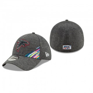Falcons Hat 39THIRTY Flex Heather Gray 2019 NFL Cancer Catch