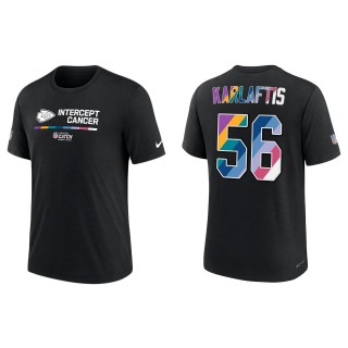 George Karlaftis Kansas City Chiefs Black 2022 NFL Crucial Catch Performance T-Shirt