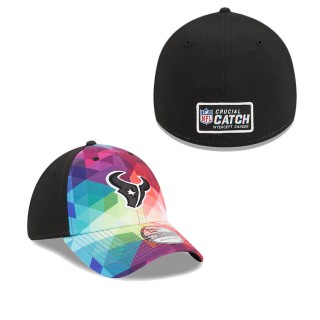 Houston Texans Pink 2023 NFL Crucial Catch 39THIRTY Flex Hat