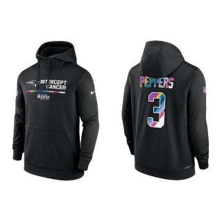 Jabrill Peppers New England Patriots Black 2022 NFL Crucial Catch Therma Performance Pullover Hoodie