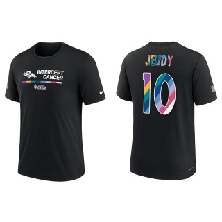 Jerry Jeudy Denver Broncos Black 2022 NFL Crucial Catch Performance T-Shirt