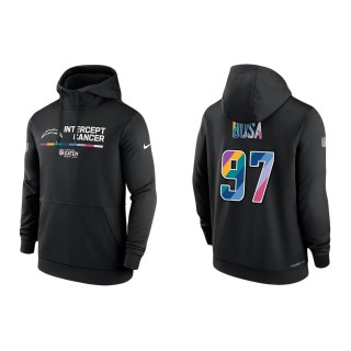 Joey Bosa Los Angeles Chargers Black 2022 NFL Crucial Catch Therma Performance Pullover Hoodie
