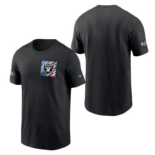 Las Vegas Raiders Black 2023 NFL Crucial Catch Sideline Tri-Blend T-Shirt
