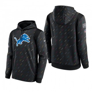Lions Hoodie Therma Pullover Charcoal 2021 NFL Cancer Catch