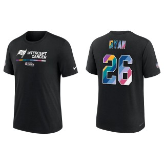Logan Ryan Tampa Bay Buccaneers Black 2022 NFL Crucial Catch Performance T-Shirt