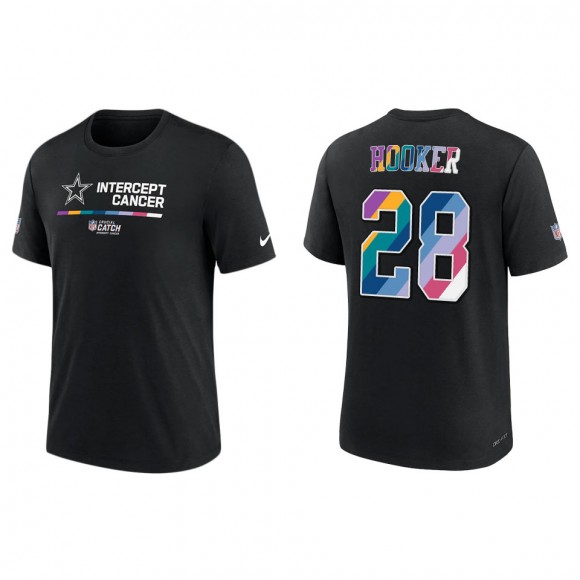 Malik Hooker Dallas Cowboys Black 2022 NFL Crucial Catch Performance T-Shirt