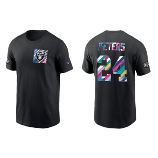Marcus Peters Raiders 2023 Crucial Catch T-Shirt