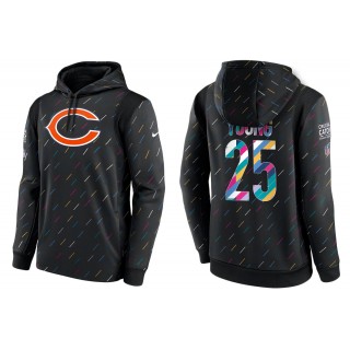 Men's Chicago Bears Tavon Young Charcoal NFL Crucial Catch Hoodie