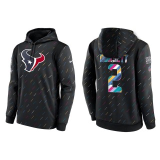 Men's Houston Texans Phillip Dorsett Charcoal 2021 NFL Crucial Catch Therma Pullover Hoodie