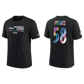 Michael Pierce Baltimore Ravens Black 2022 NFL Crucial Catch Performance T-Shirt