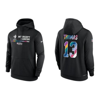 Michael Thomas New Orleans Saints Black 2022 NFL Crucial Catch Therma Performance Pullover Hoodie
