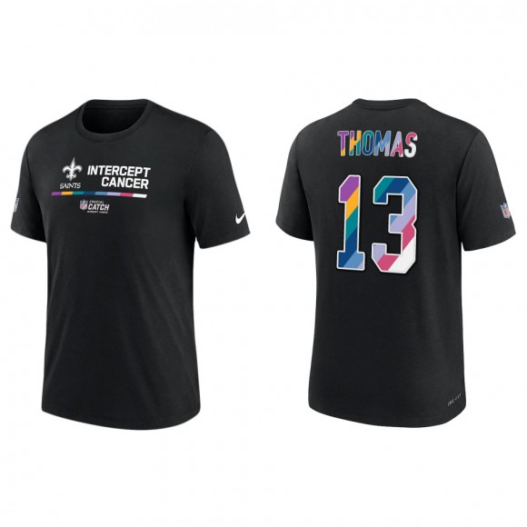 Michael Thomas New Orleans Saints Black 2022 NFL Crucial Catch Performance T-Shirt