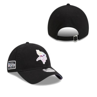 Minnesota Vikings Black 2023 NFL Crucial Catch Adjustable Hat