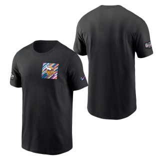 Minnesota Vikings Black 2023 NFL Crucial Catch Sideline Tri-Blend T-Shirt