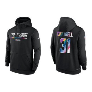 Nathan Cottrell Jacksonville Jaguars Black 2022 NFL Crucial Catch Therma Performance Pullover Hoodie