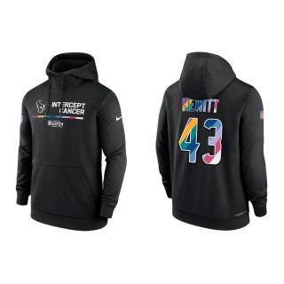 Neville Hewitt Houston Texans Black 2022 NFL Crucial Catch Therma Performance Pullover Hoodie