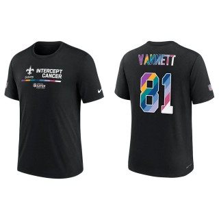 Nick Vannett New Orleans Saints Black 2022 NFL Crucial Catch Performance T-Shirt