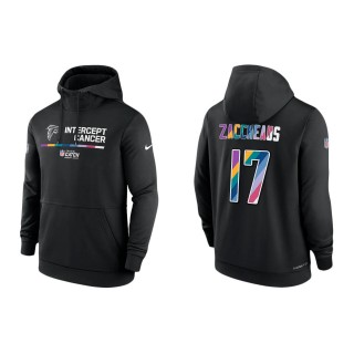 Olamide Zaccheaus Atlanta Falcons Black 2022 NFL Crucial Catch Therma Performance Pullover Hoodie