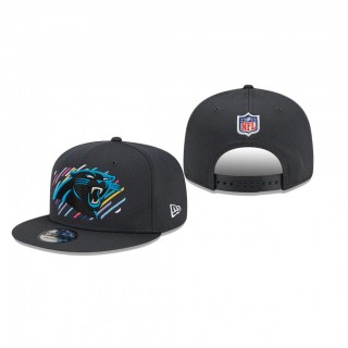 Panthers Hat 9FIFTY Snapback Adjustable Charcoal 2021 NFL Cancer Catch