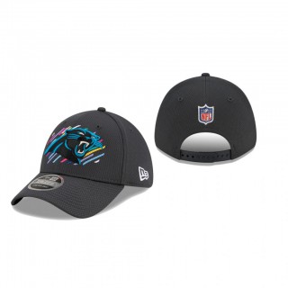 Panthers Hat 9FORTY Adjustable Charcoal 2021 NFL Cancer Catch