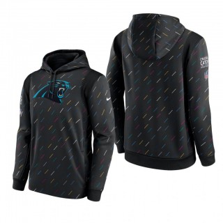 Panthers Hoodie Therma Pullover Charcoal 2021 NFL Cancer Catch
