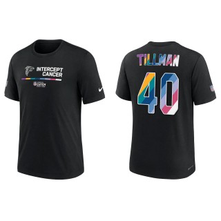 Pat Tillman Arizona Cardinals Black 2022 NFL Crucial Catch Performance T-Shirt